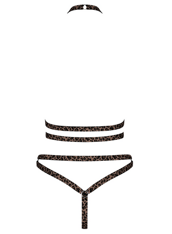 BODYSUIT SEXY COM ESTAMPA DE LEOPARDO - XL/XXL
