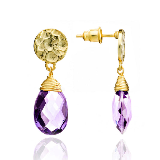 BOUCLES D'OREILLES ATHENA - AMETISTA