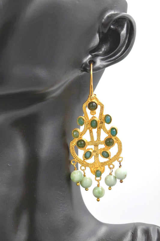 BOUCLES D'OREILLES - AGATA
