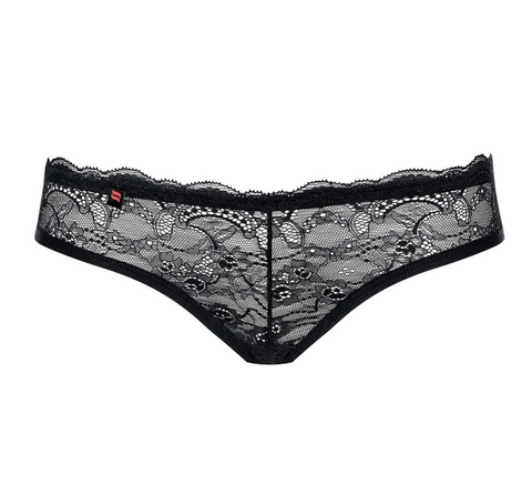 MUTANDINE DI PIZZO SEXY NERE - S/M