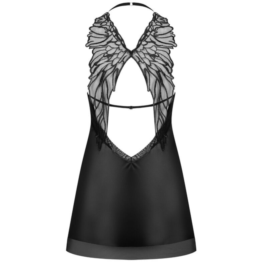 SET BABYDOLL ANGELO SEXY NERO - L/XL